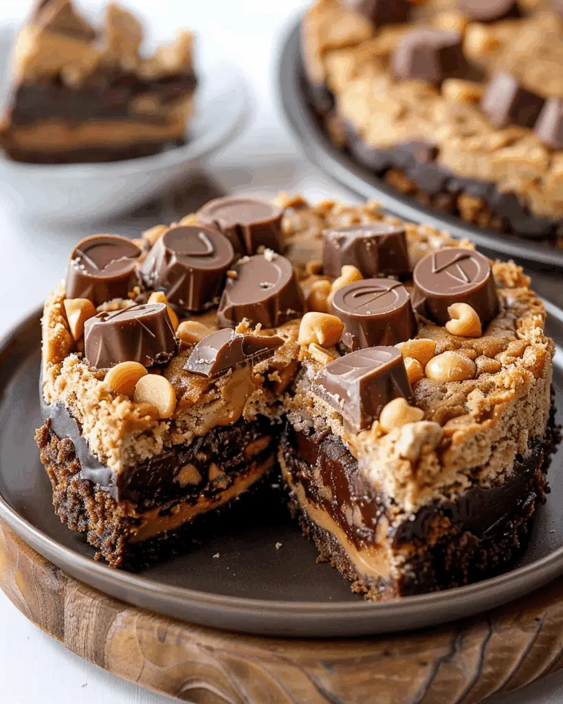 Peanut Butter Cup Dump Cake Delight