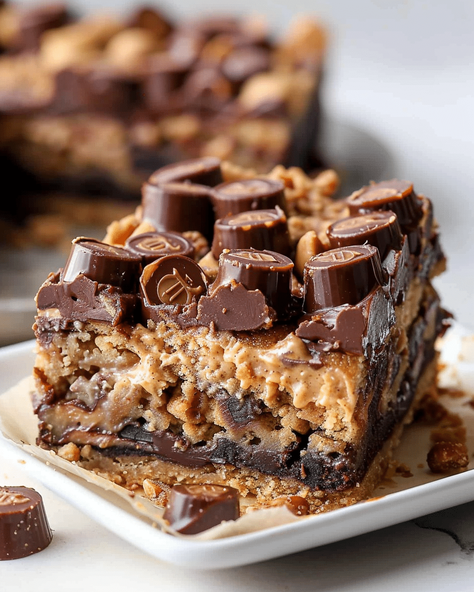 Peanut Butter Cup Dump Cake Delight
