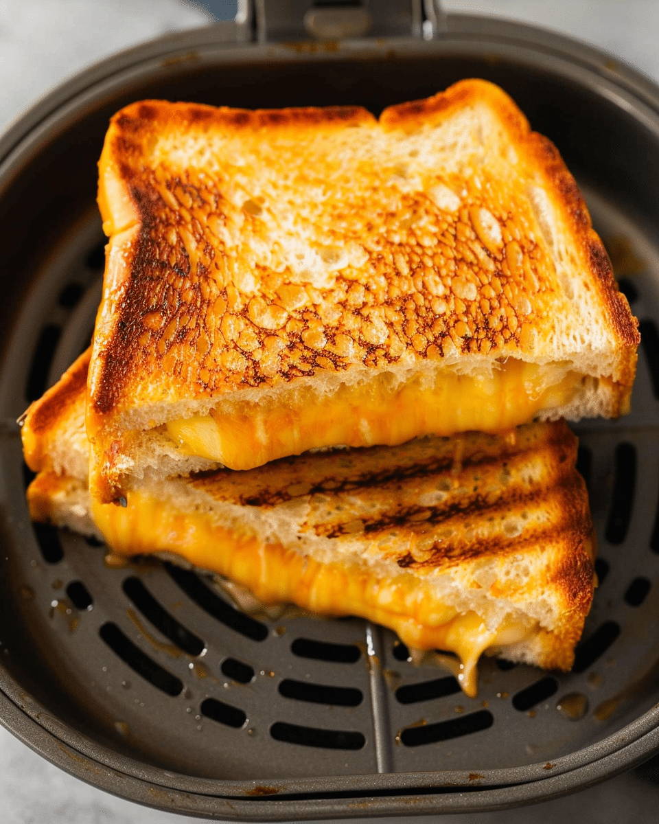 Air Fryer Grilled Cheese