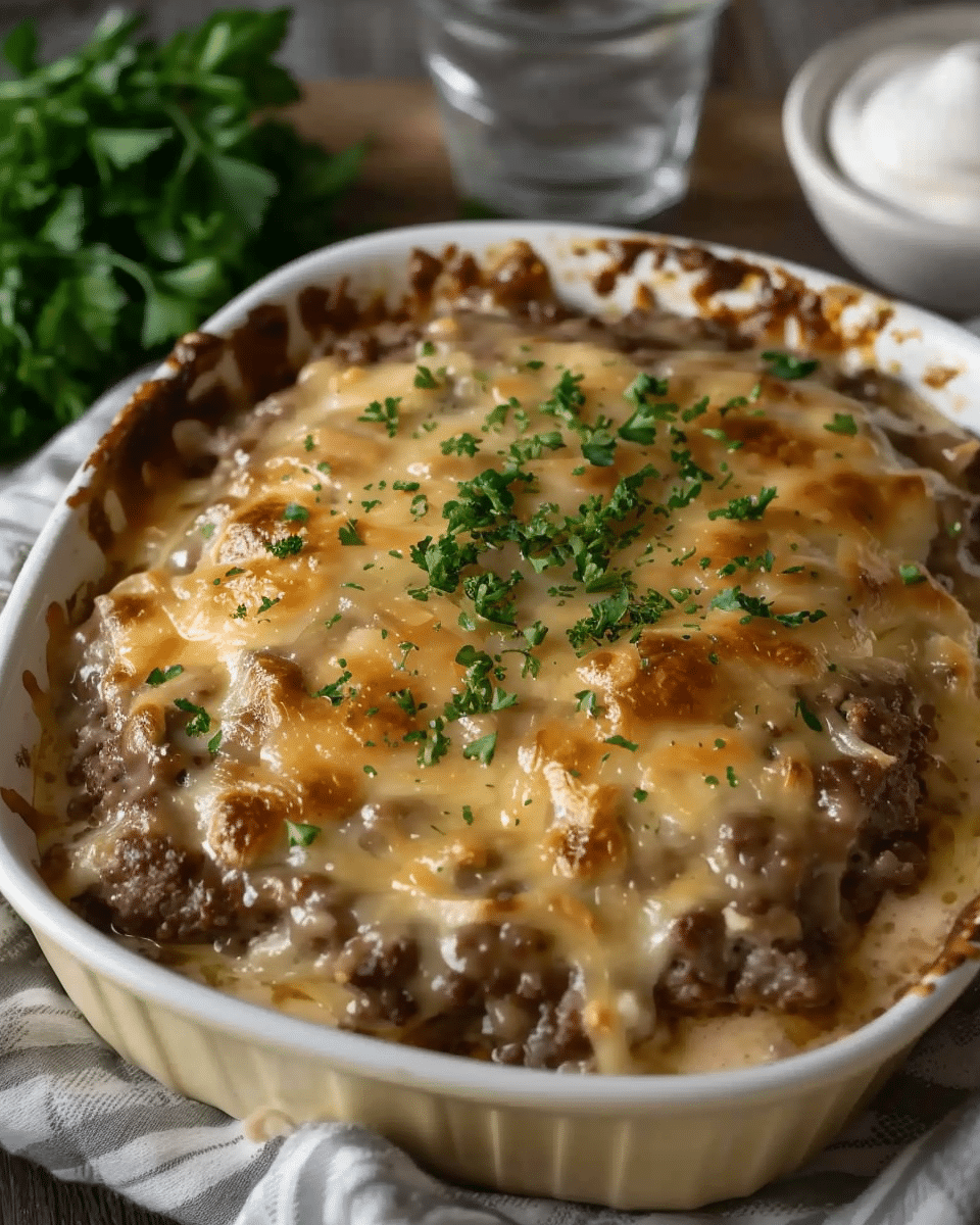 Amish Hamburger Steak Bake