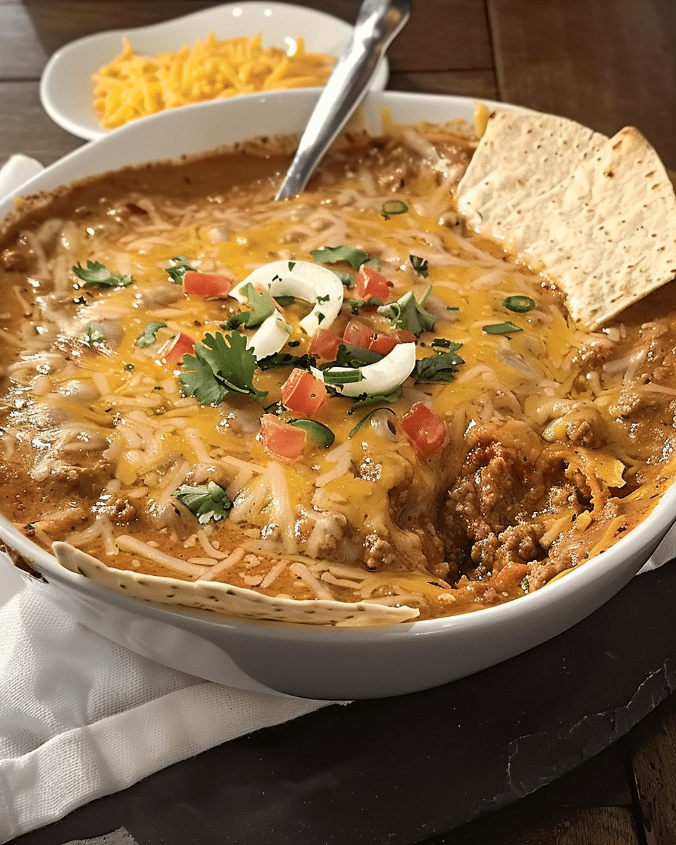 Beef Enchilada Dip Recipe