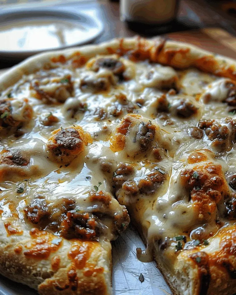 Biscuits and Sausage Gravy Breakfast Pizza: Pure Comfort Magic