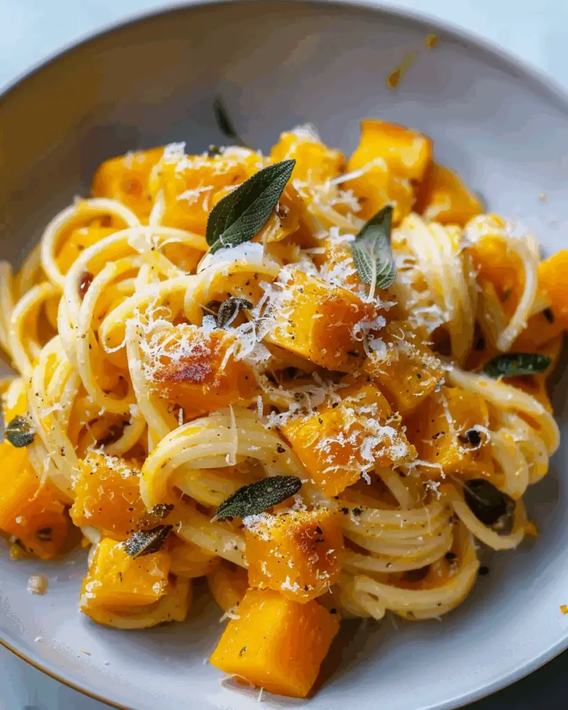 Brown Butter Sage Butternut Squash Pasta