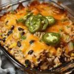 Brown Rice and Black Bean Casserole