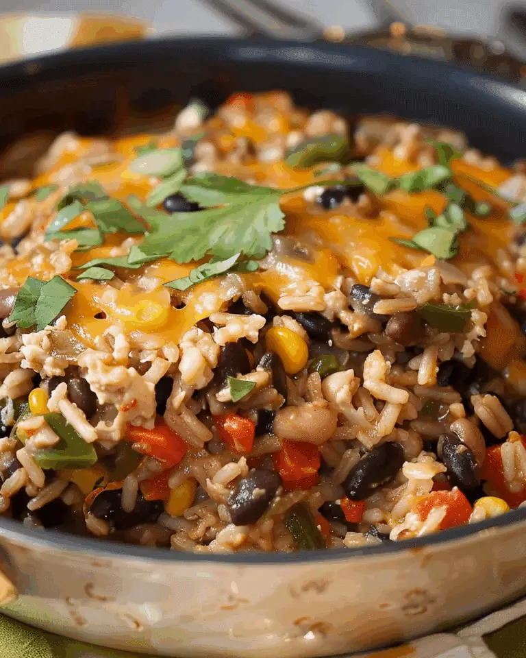Brown Rice and Black Bean Casserole