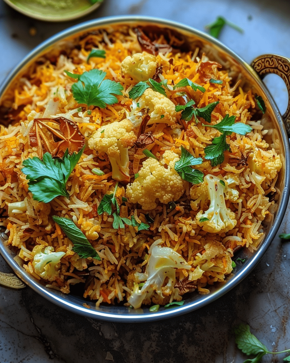 Cauliflower Biryani: A Flavorful, Aromatic Twist on a Classic Indian Dish