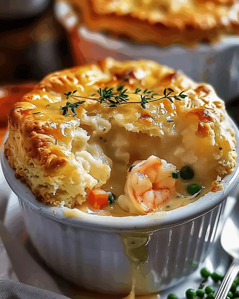 Cheddar Bay Biscuit Seafood Pot Pie