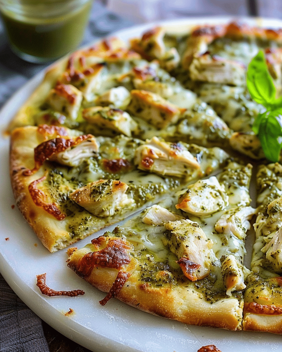 Chicken Pesto Pizza