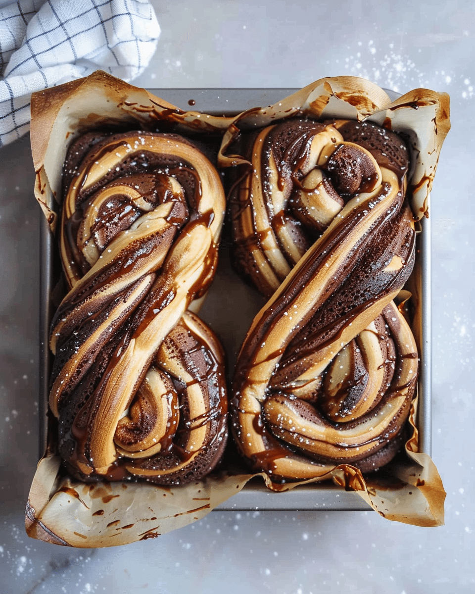 Chocolate Nutella Babka Bread