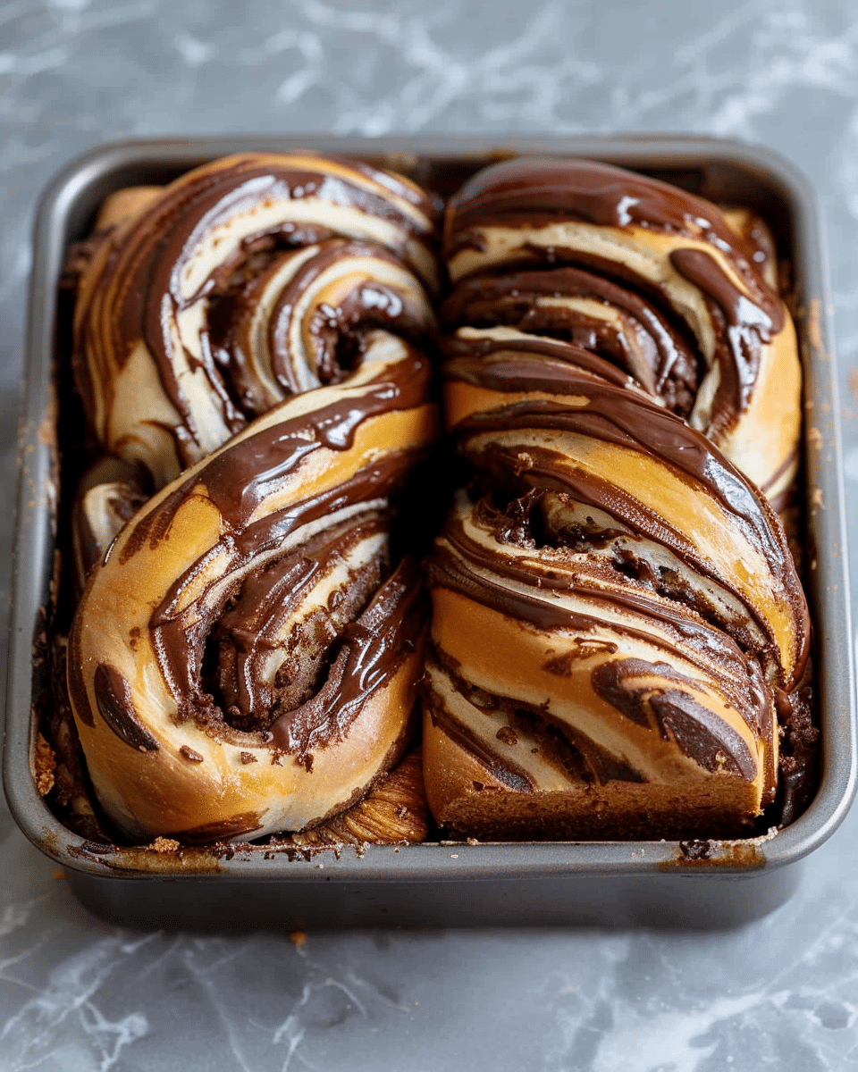 Chocolate Nutella Babka Bread