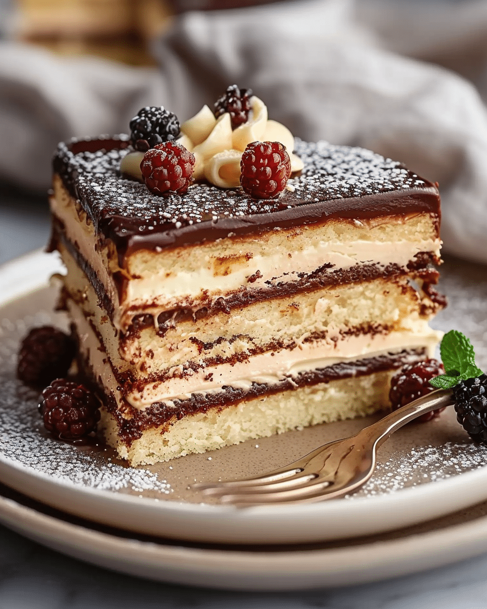 Classic & Creamy Boston Cream Cake Recipe