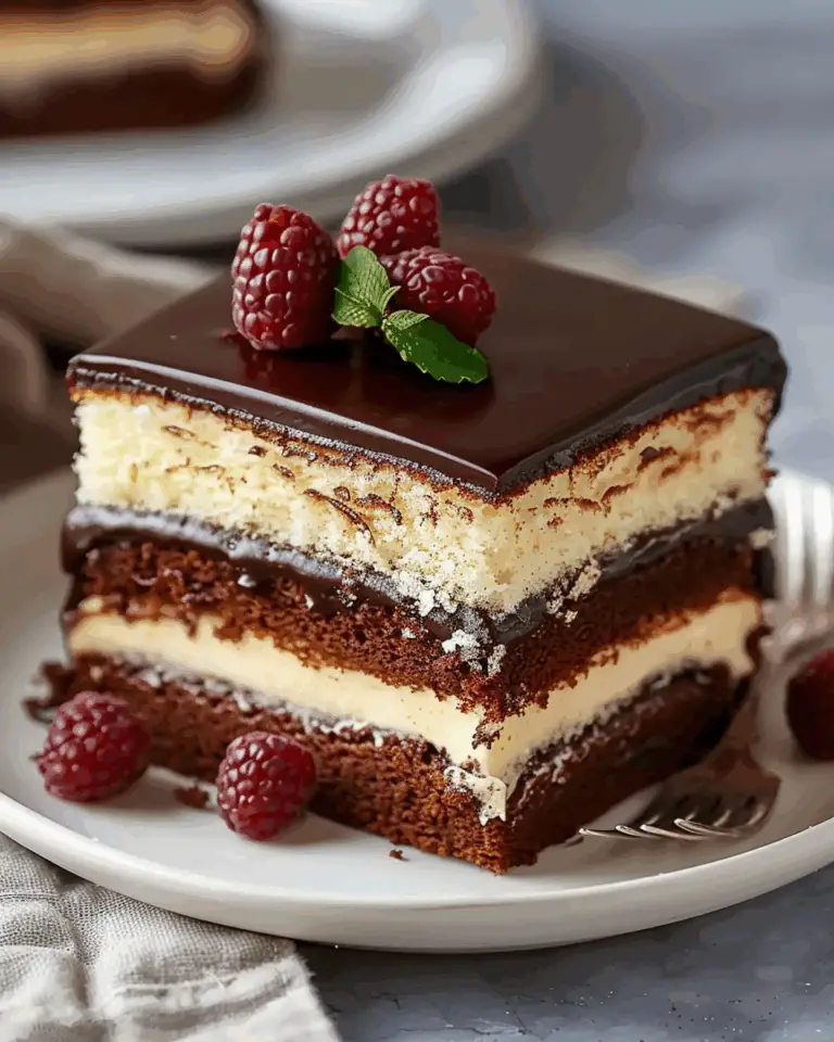 Classic & Creamy Boston Cream Cake Recipe