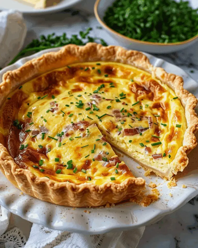 Classic Quiche Lorraine: The Quintessential French Comfort Dish