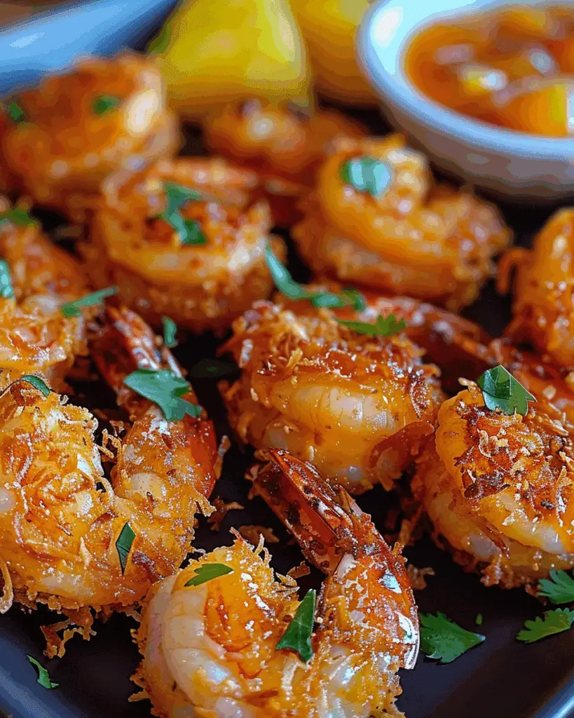 Coconut Crusted Shrimp with Pineapple Sauce