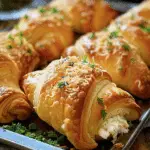Crab & Cheese Filled Crescent Rolls: A Golden, Cheesy Seafood Delight