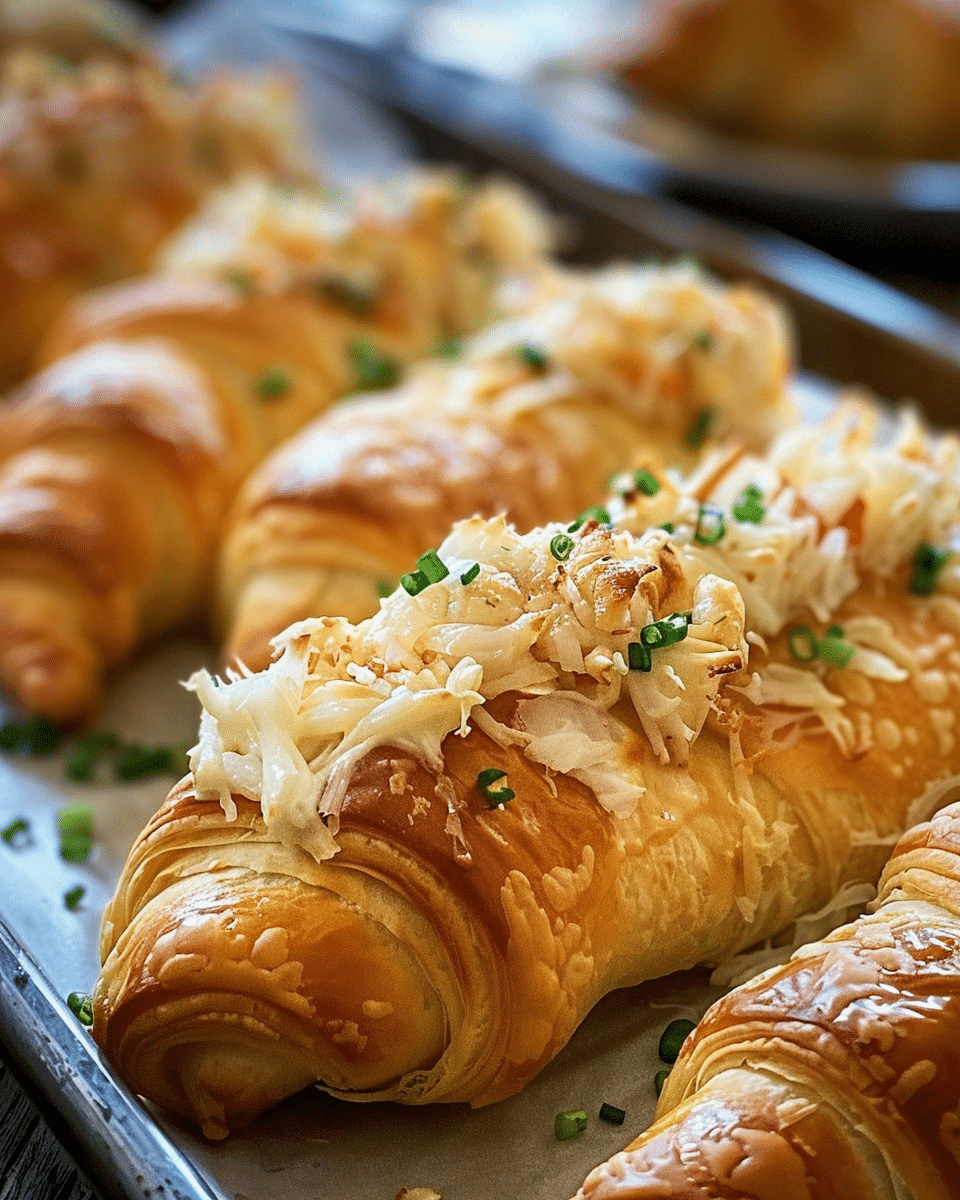 Crab & Cheese Filled Crescent Rolls: A Golden, Cheesy Seafood Delight