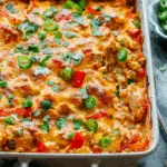 Creamy Baked Fajita Chicken Casserole