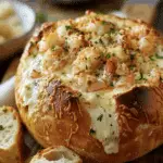 Creamy Crab-Stuffed Bread Bowl