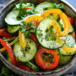 Cucumber & Sweet Pepper Salad