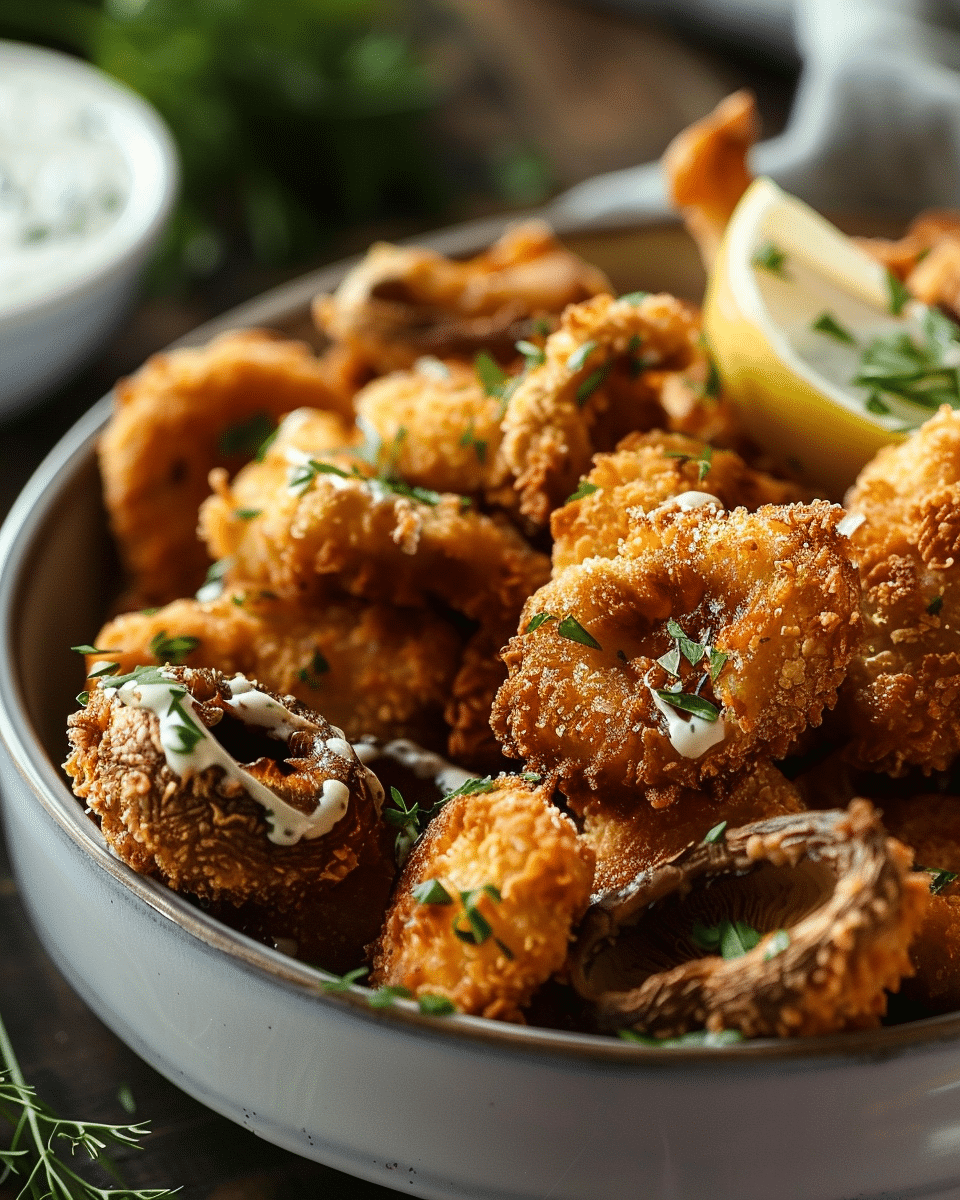 Deep Fried Mushrooms: A Crispy Summer Snack