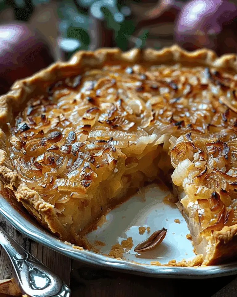 Deliciously Savory German Onion Pie (Zwiebelkuchen) Recipe