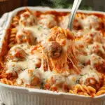 Dump and Bake Meatball Casserole