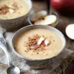 Comforting and Creamy Apple Cheese Soup for Chilly Evenings