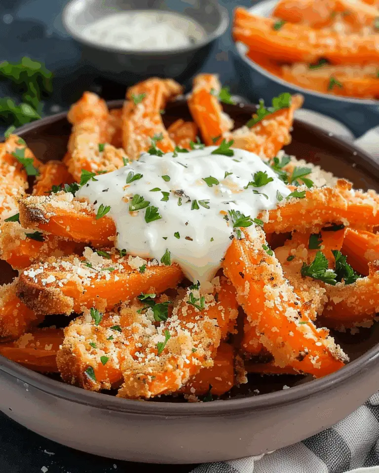 Crispy Parmesan Ranch Smashed Carrots for the Perfect Side Dish
