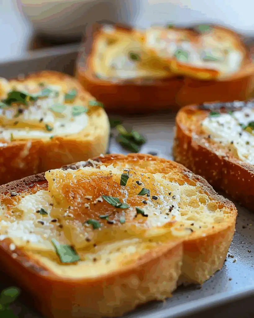 Easy Garlic Toast (Using Hamburger Buns)