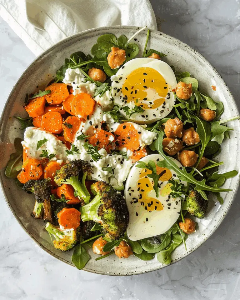 Easy Nourish Bowl Recipe with Tahini Yogurt Dressing