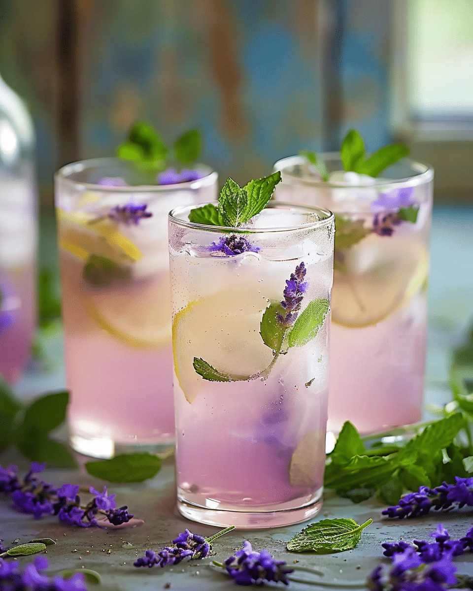 Refreshing and Elegant Lavender Lemonade Mojitos Recipe to Savor