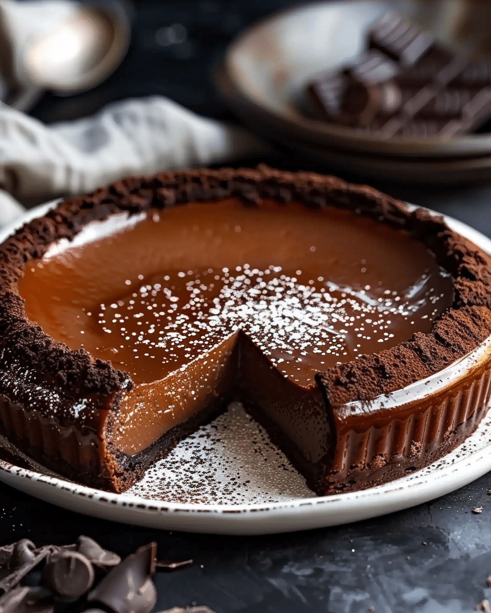 French Chocolate Flan