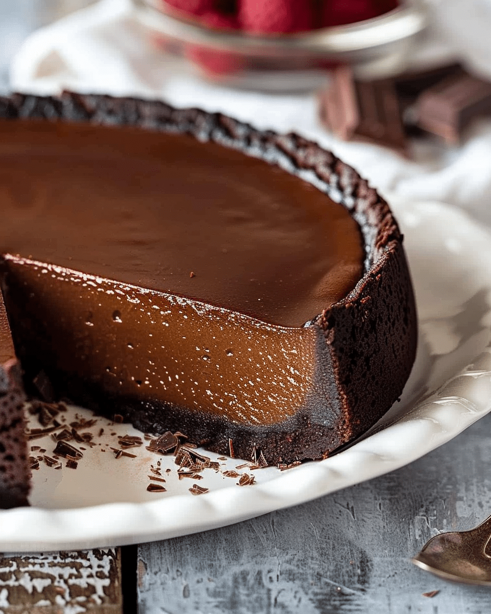 French Chocolate Flan