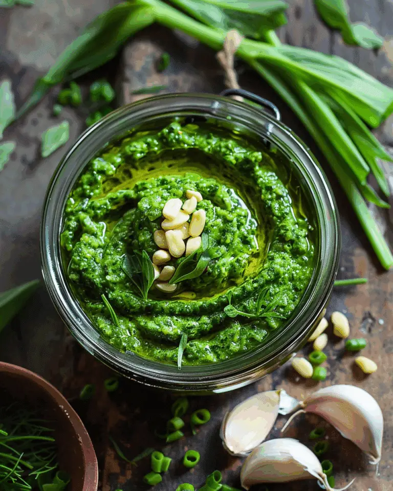 Garlic Scape Pesto – Bold & Fresh Summer Sauce