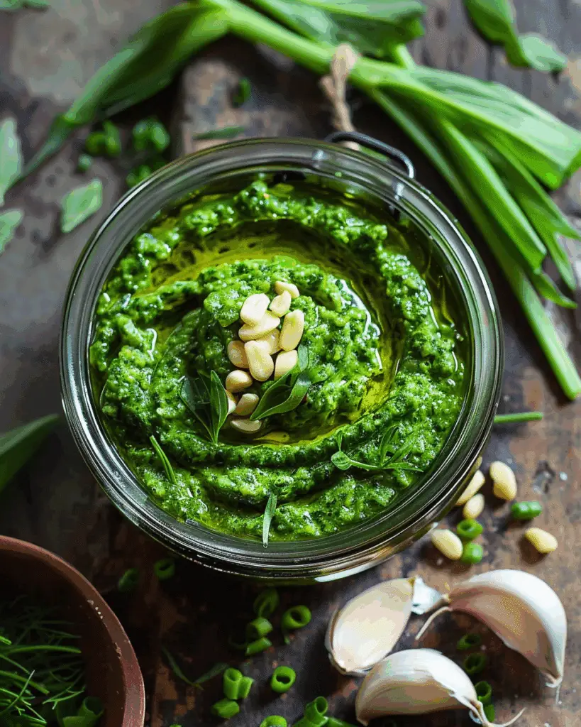 Garlic Scape Pesto – Bold & Fresh Summer Sauce