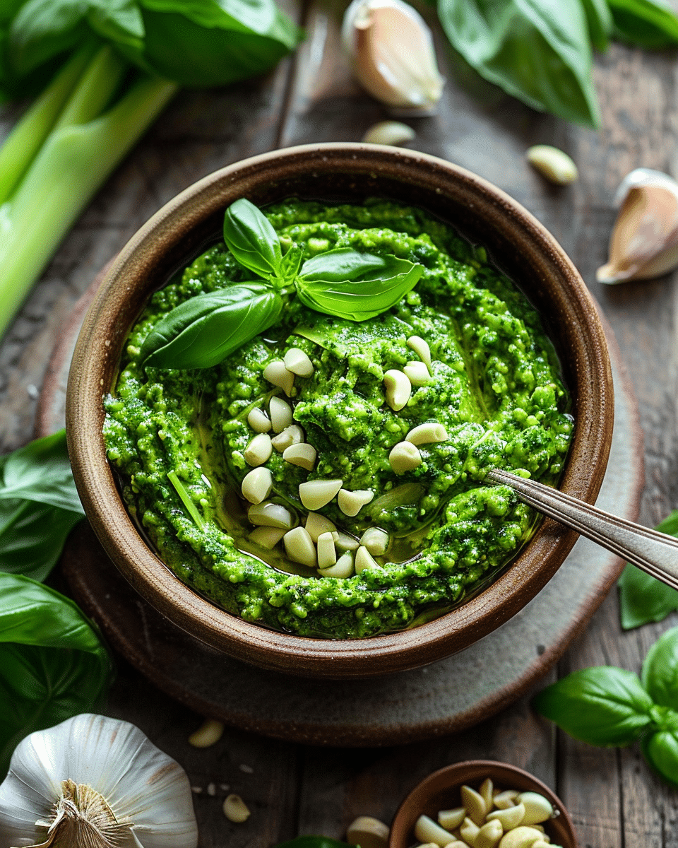 Garlic Scape Pesto – Bold & Fresh Summer Sauce