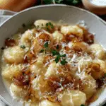 Gnocchi with Caramelized Onions and Gruyère