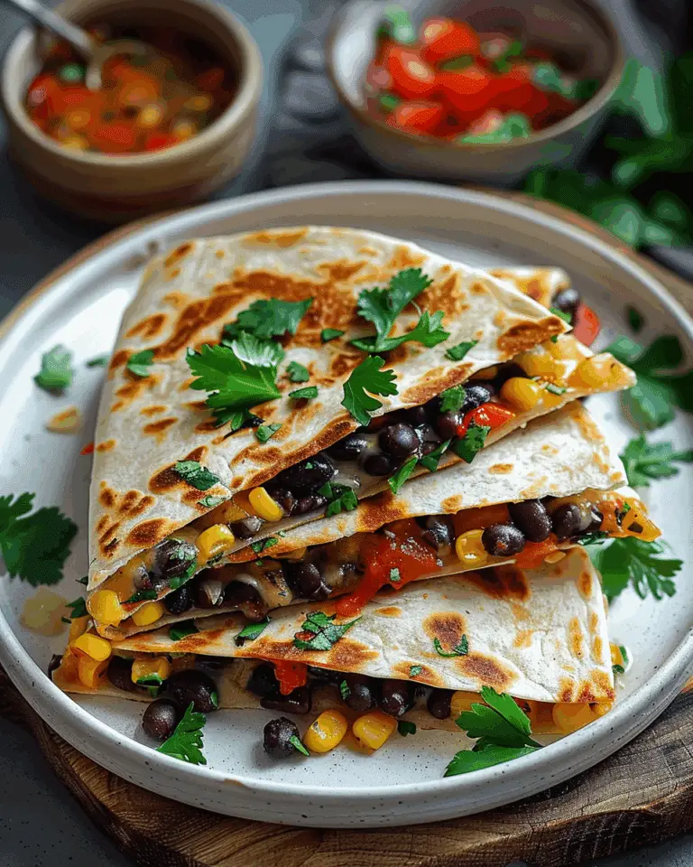 Healthy Black Bean Quesadilla Recipe