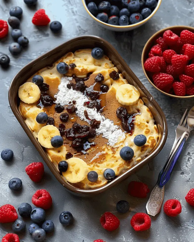 High Protein Pancake Bowl Recipe (for Meal Prep)