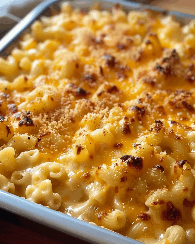 Homemade Baked Mac and Cheese