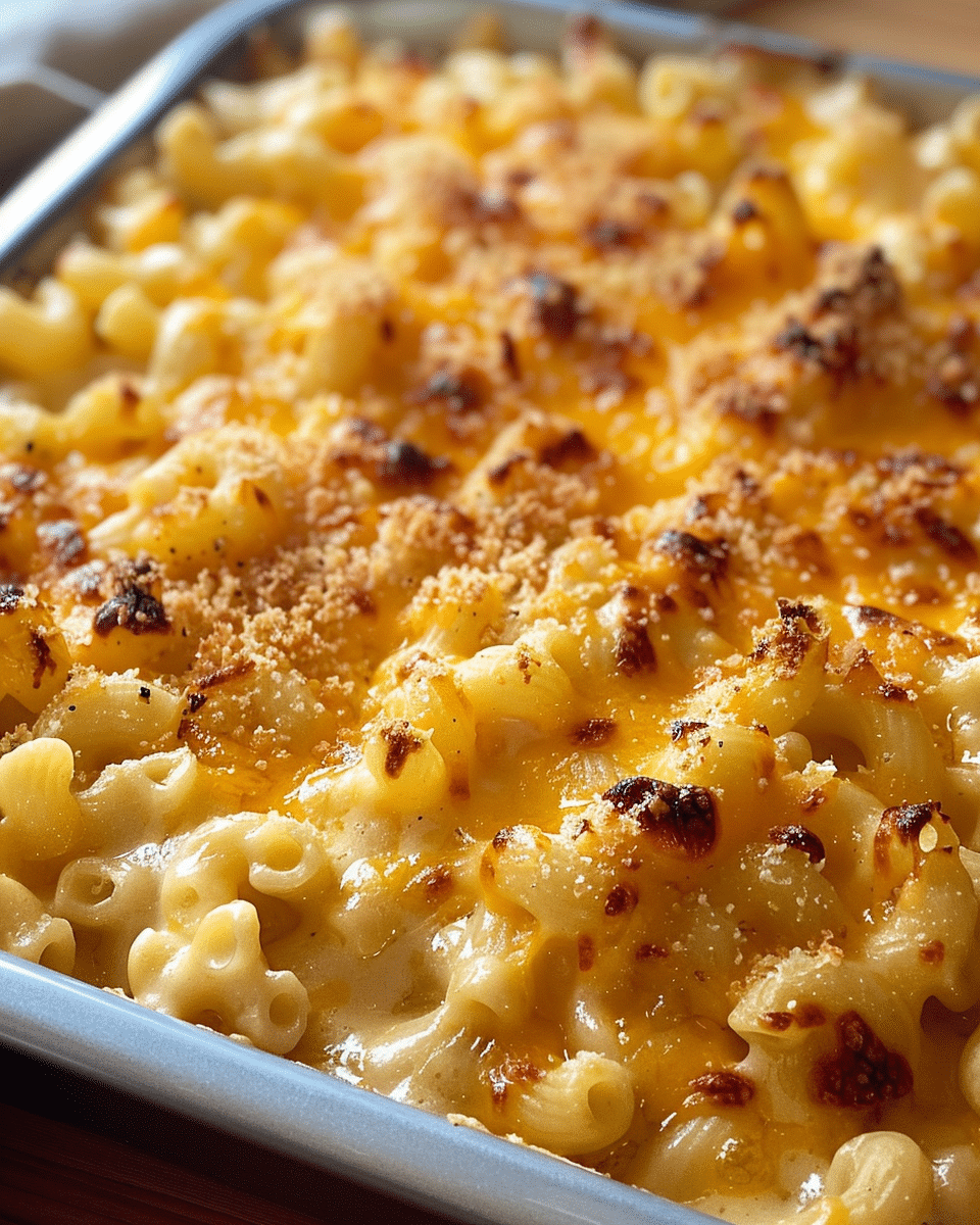 Homemade Baked Mac and Cheese