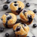 Homemade Blueberry Protein Muffins