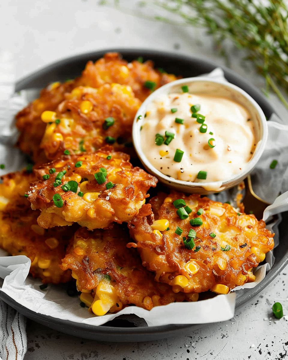 Homemade Corn Fritters