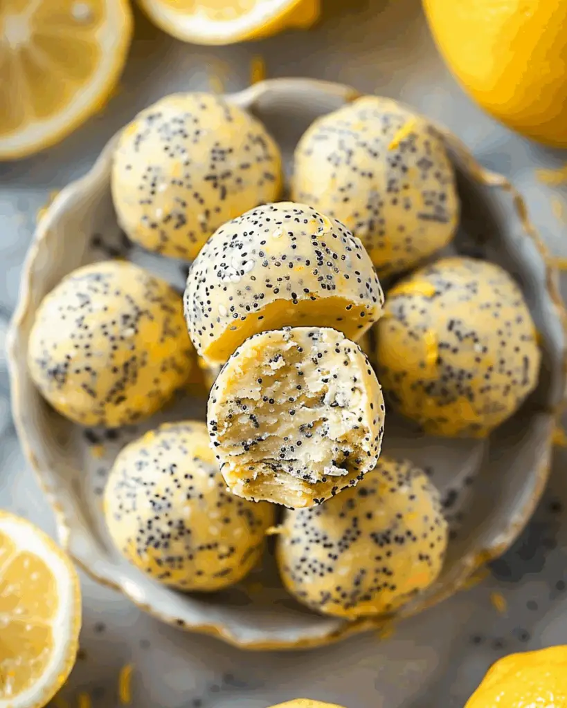 Irresistible Lemon Poppyseed Energy Bites Recipe to Brighten Your Day