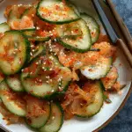 Kimchi Cucumber Salad