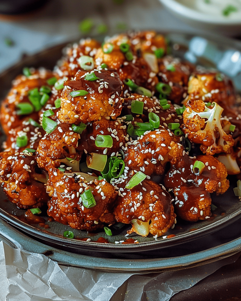 Korean Baked Cauliflower