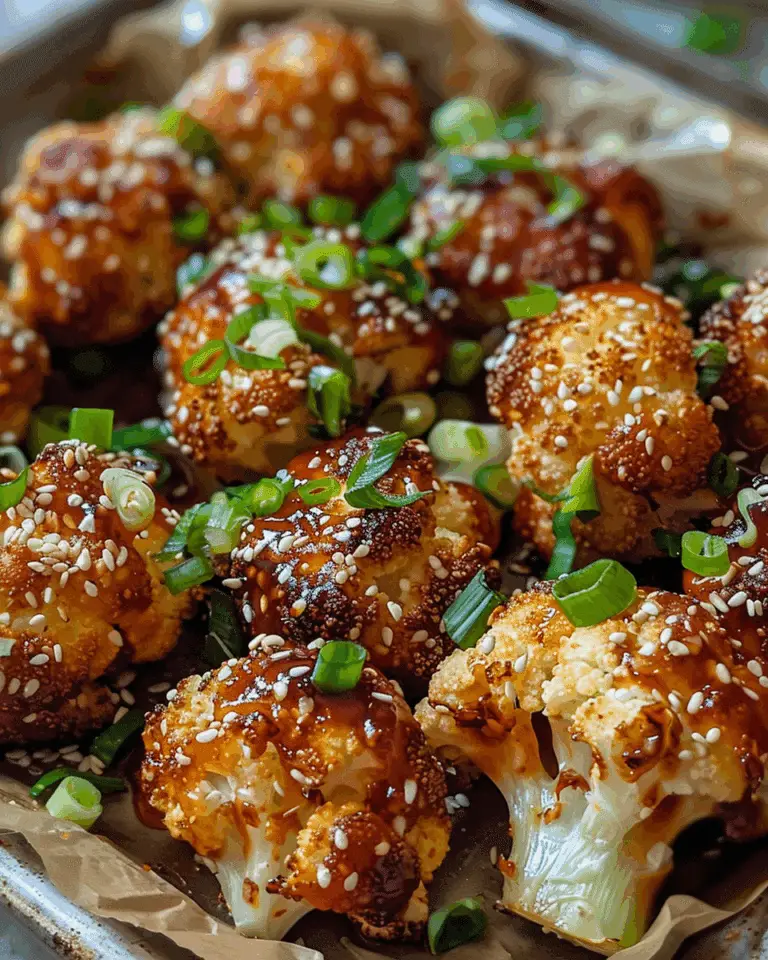 Korean Baked Cauliflower