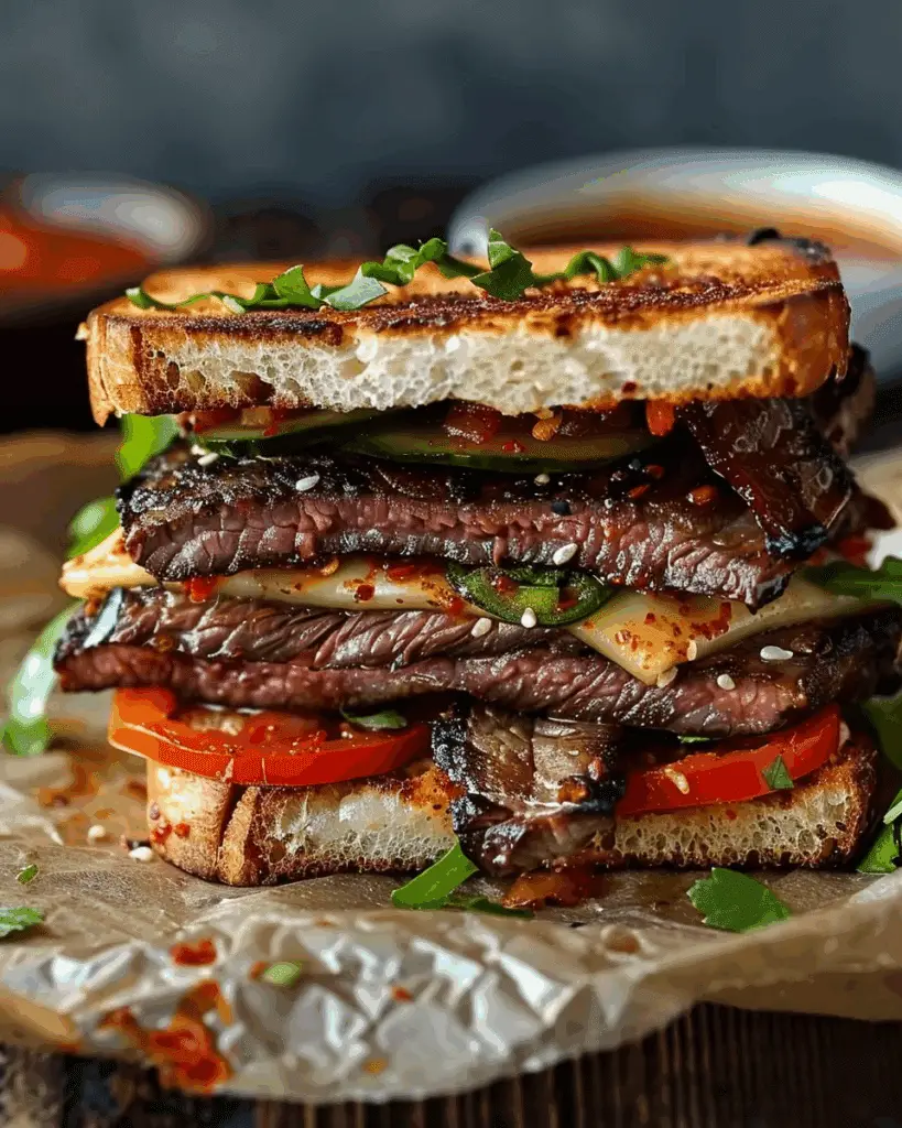 Korean Steak Sandwich