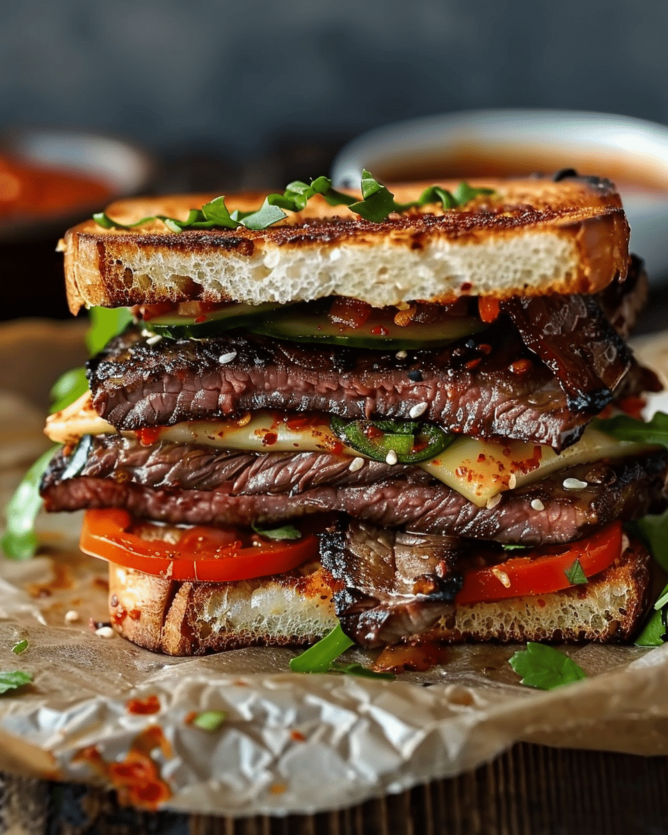Korean Steak Sandwich