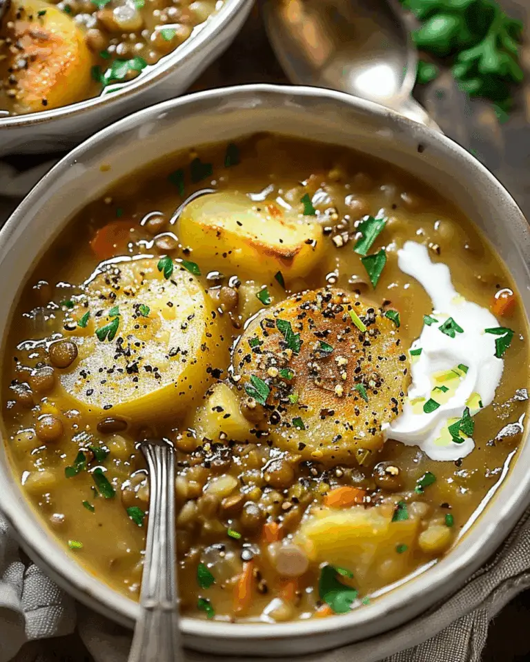 Lentil Potato Soup: A Hearty and Healthy Recipe
